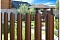 Штакетник Круглый фигурный 0,45 PE-Double RAL 6005 зеленый мох (1,5м)