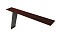 Планка карнизная фальц 130х80 0,5 Satin с пленкой RR 32 темно-коричневый