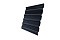 Профнастил С20В Grand Line 0,5 Rooftop Matte RAL 7024 мокрый асфальт