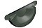 Заглушка торцевая универсальная Optima Matt 125мм RAL 9005