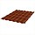 Металлочерепица Stynergy Garda Rooftop Бархат RAL 8004 0,5 сталь 1 кв.м