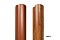 Штакетник М-образный А 0,5 Стальной бархат RR 32 темно-коричневый