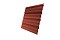 Профнастил С10R Grand Line 0,5 PurLite Мatt RAL 8004 теракота
