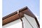 Софит металлический центральная перфорация 0,45 РЕ с пленкой RAL 3009 оксидно-красный