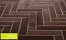 Тротуарная клинкерная плитка Stroeher 212 braun bunt, 240*52*18 мм
