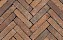 Клинкерная тротуарная брусчатка Penter Varia wasserstrich tumbled, 200*50*65 мм