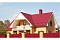 Металлочерепица Классик ("Classic") v02 0,5 Satin RAL 3005 красное вино