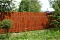 Штакетник Полукруглый Slim фигурный 0,5 Satin RAL 3009 оксидно-красный