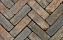 Клинкерная тротуарная брусчатка Penter Oliva wasserstrich tumbled, 200*65*85 мм