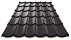Металлочерепица Stynergy Corundum 50 полиэстер 0,5 сталь 7024 серый тип1 - м2
